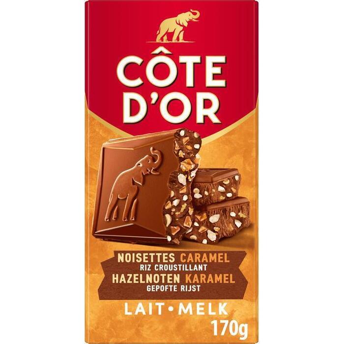 Côte d'Or Reep hazelnoten karamel (170g)