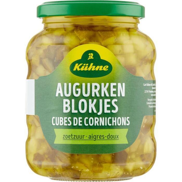 Kühne augurken blokjes (pot 330g) (Pot, 330g)