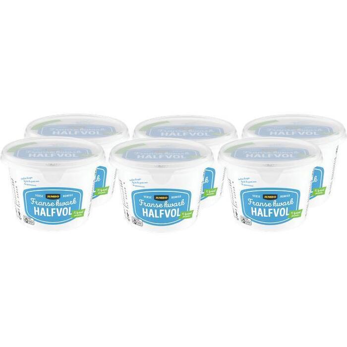 Jumbo Franse Kwark Halfvol 6 x 500g (6 × 60g)