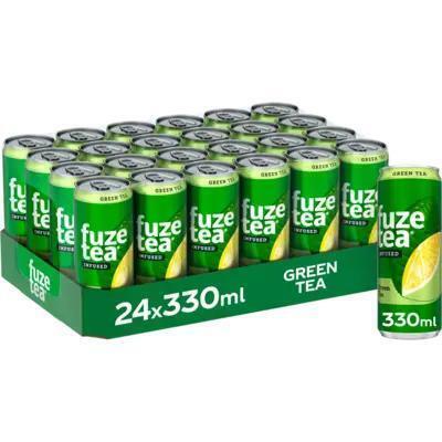 Fuze Tea Infused Iced Tea Green Tea 330 ml (24 × 33cl)