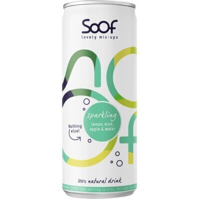 Soof Sparkling lemon, mint & apple (250ml)