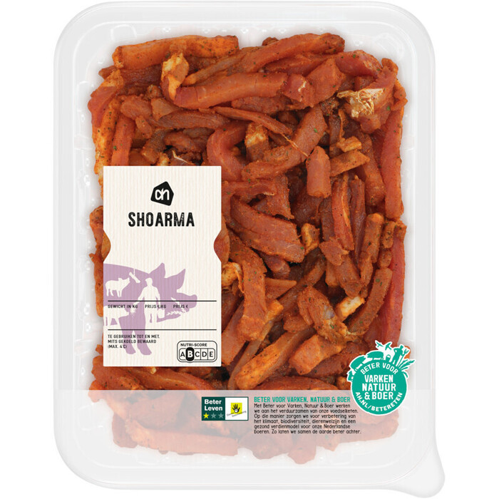 Varkens Shoarmareepjes (bak, 250g)