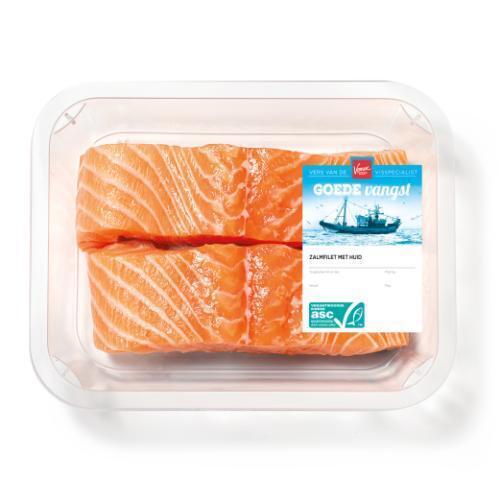 Zalmfilet m/h 2x125gram gg (250g)