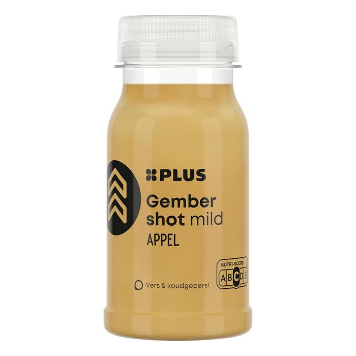 PLUS Gember appel citroen shot (Fles, 125ml)