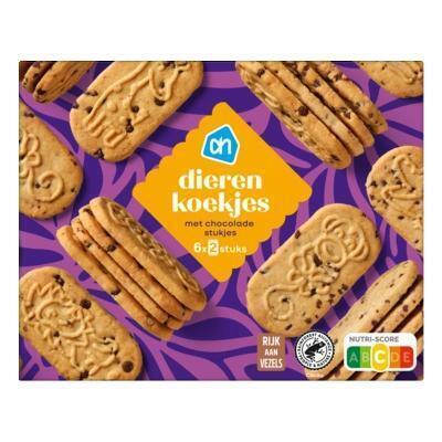 AH Dierenkoekjes met chocolade stukjes (120g)