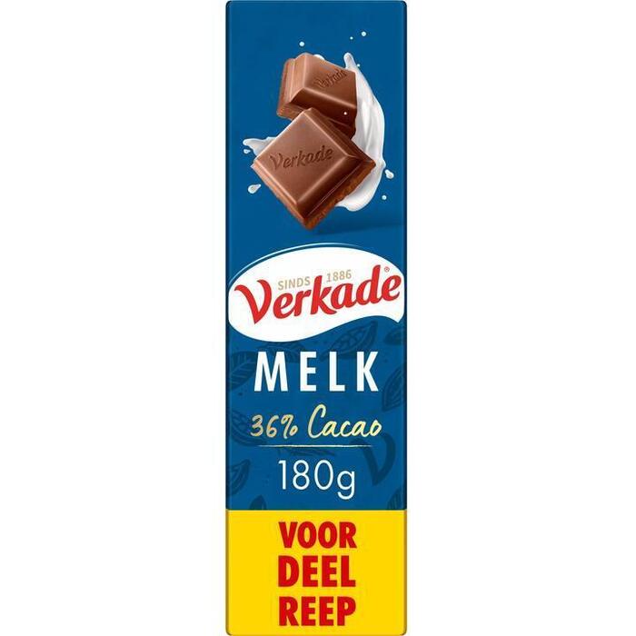Verkade Melk Romig Voordeelreep 180 g (180g)