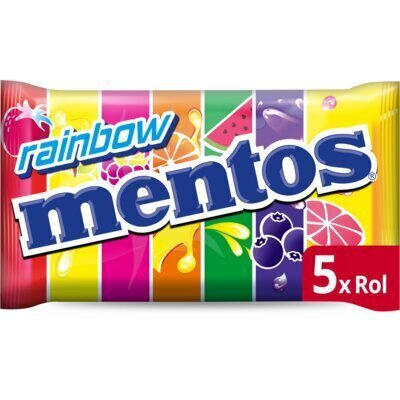 Mentos Chewy Dragees Rainbow 37,5 g (5 × 37.5g)
