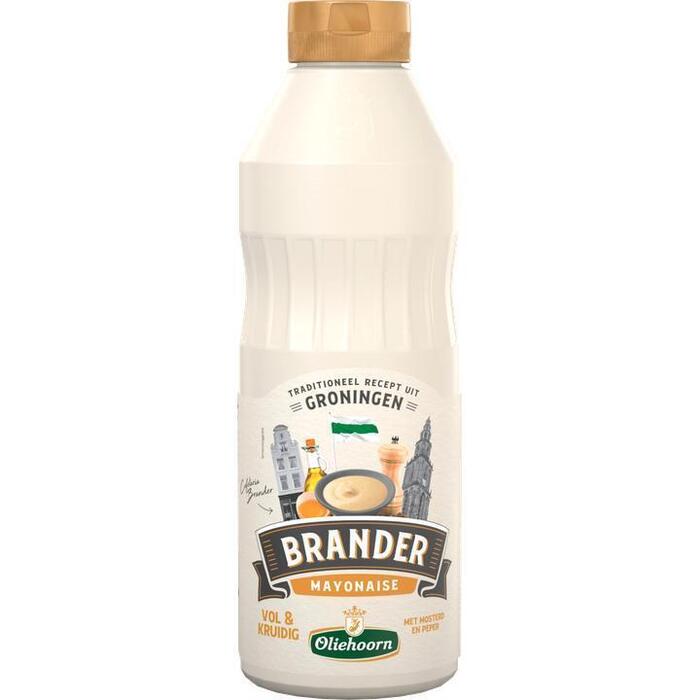 Oliehoorn Brander Mayonaise met Mosterd en Peper 750 ml (0.75L)
