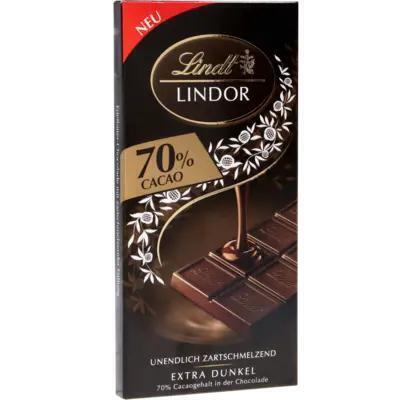 Lindt Lindor dark 70% cacao (Doos, 100g)