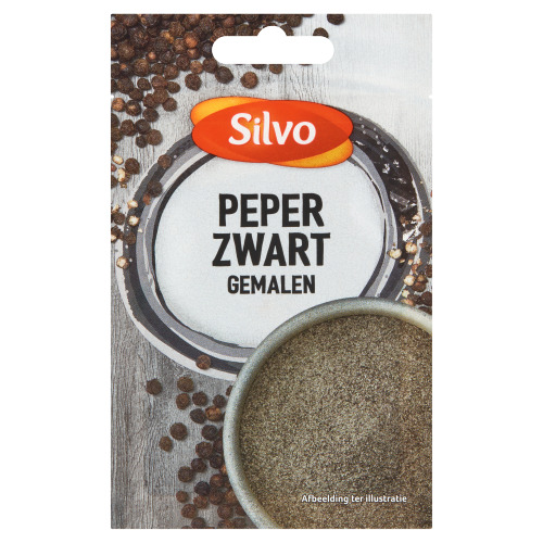 Silvo Peper Zwart Gemalen 14 g (14g)