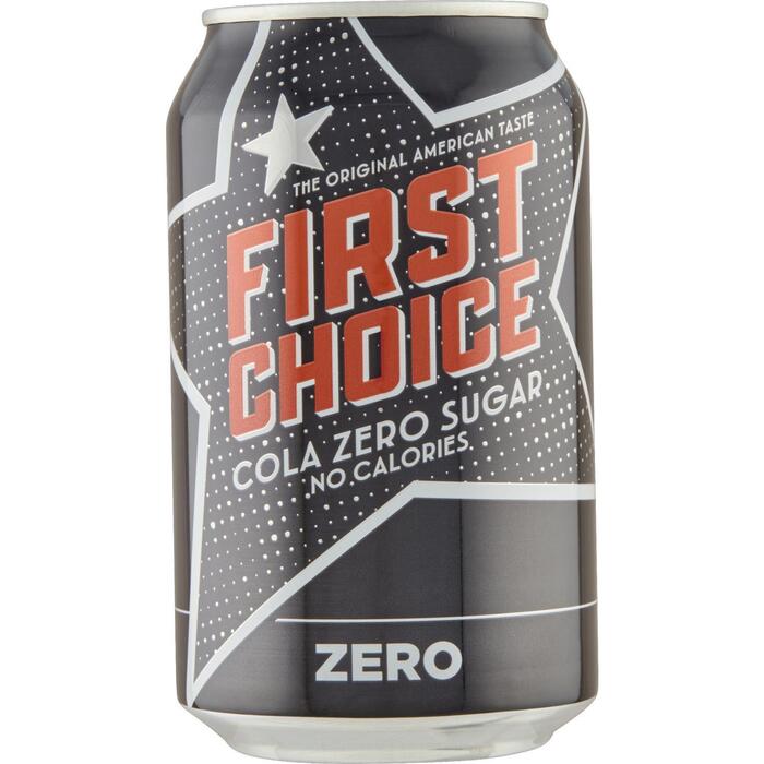 First Choice Cola Zero Sugar 330 ml (33cl)