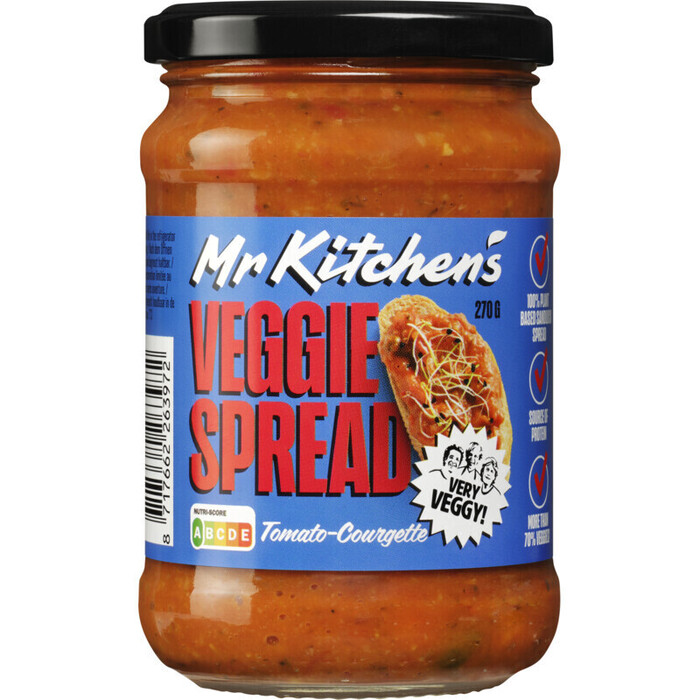 Mister Kitchen's V-Spread tomaat courgette (270g)