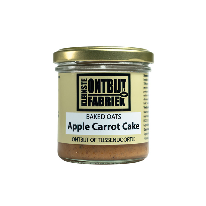 Kleinste Ontbijtfabr Baked oats apple carrot pie (100g)