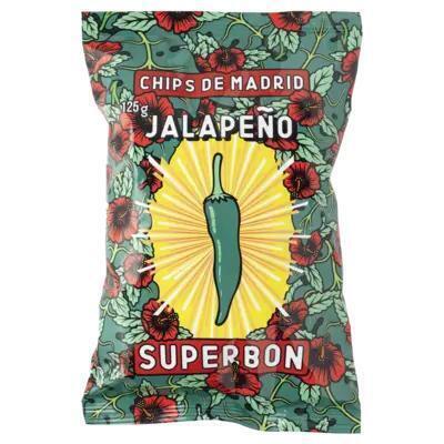 Superbon Chips de Madrid jalapeno (125g)