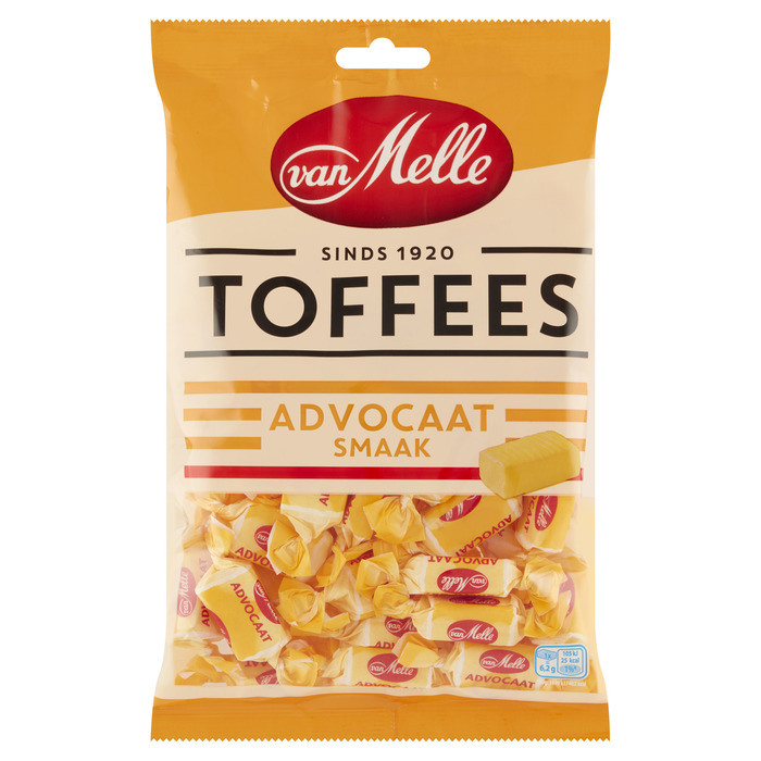 Van Melle Toffees Advocaat Smaak 275 g (44 × 6.25g)