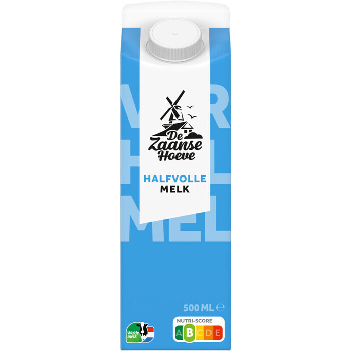 De Zaanse Hoeve Halfvolle melk (0.5L)