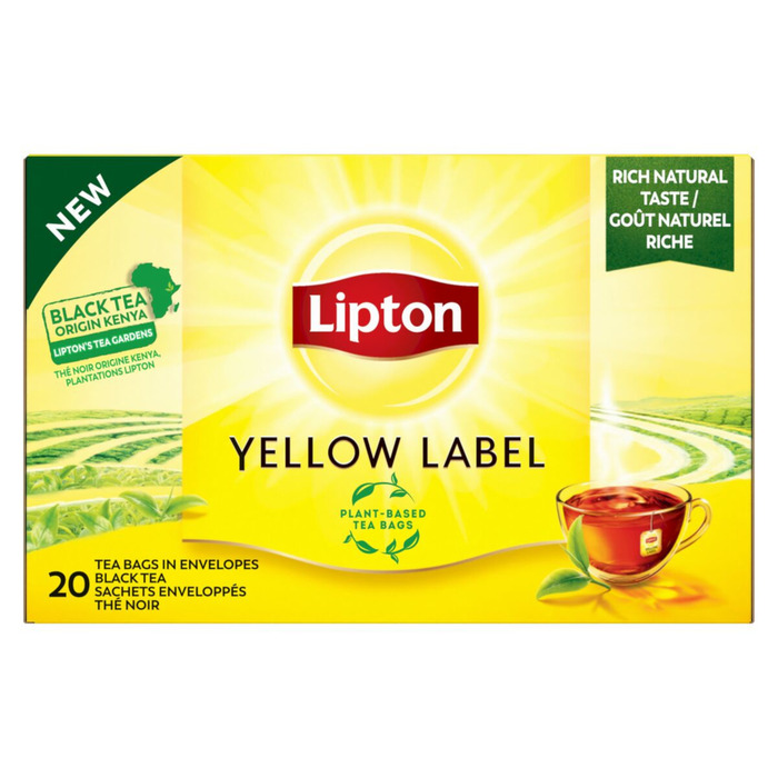 Lipton Zwarte thee yellow label (30g)