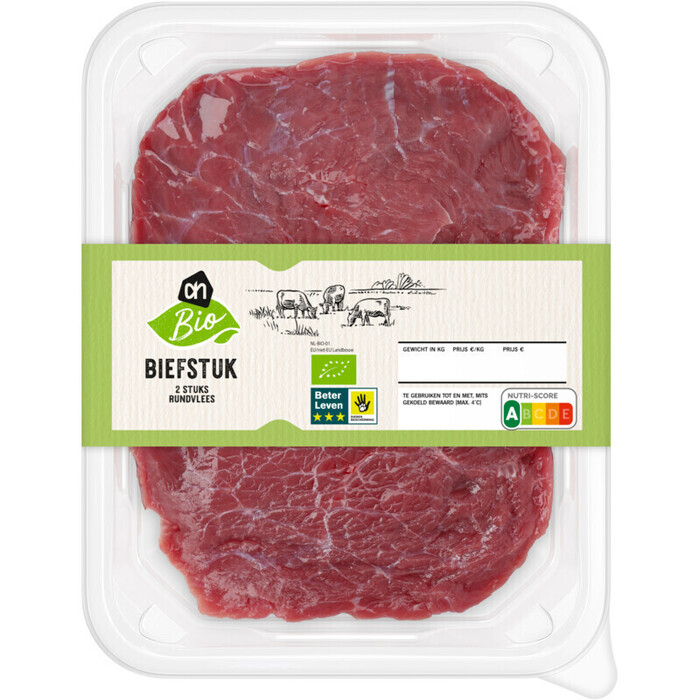 AH Biologisch Biefstuk 2 stuks (240g)