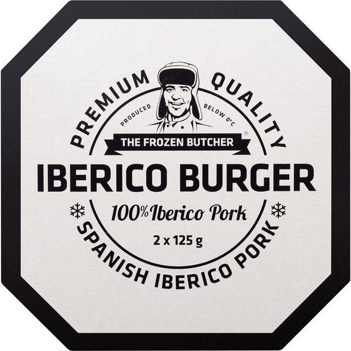 The Frozen Butcher Iberico burger 100% iberico pork (2 × 125g)