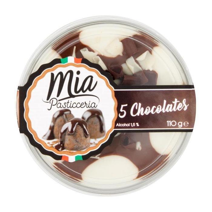 Mia cheesecake 5 choco 110 GRM beker/kuipje (110g)
