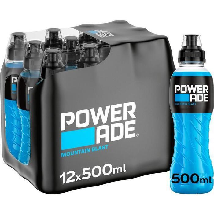 Powerade Mountain Blast Isotonic Sports Drink 12 x 500 ml