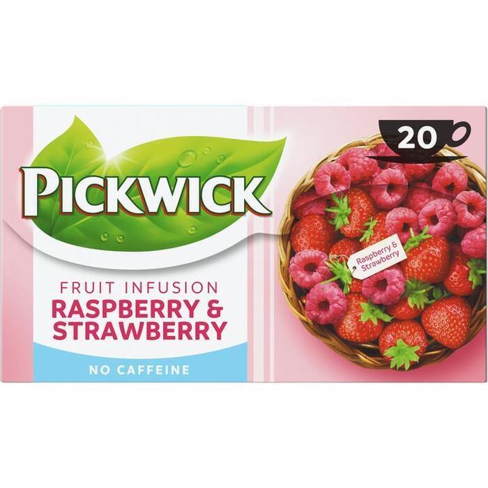 Fruit infusion raspberry & strawberry 20 zakjes (20 × 1.8g)
