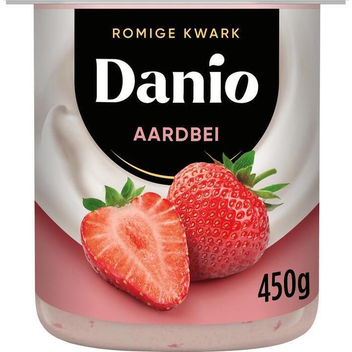 Romige kwark aardbei (Stuk, 450g)