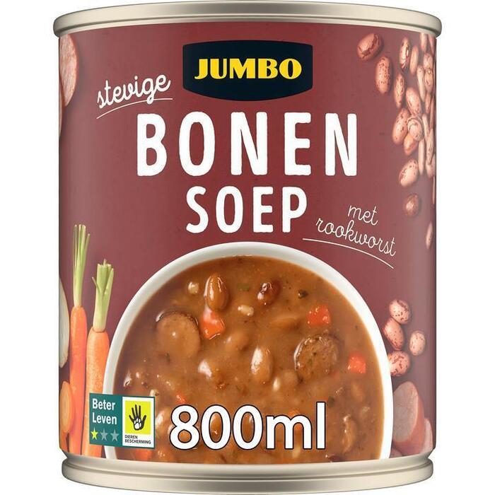 Jumbo Stevige Bonensoep met Rookworst 800ml (0.8L)
