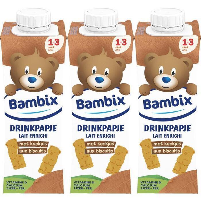 Bambix Drinkpapje Biscuits 12+ Maanden 3x250ML (0.75L)