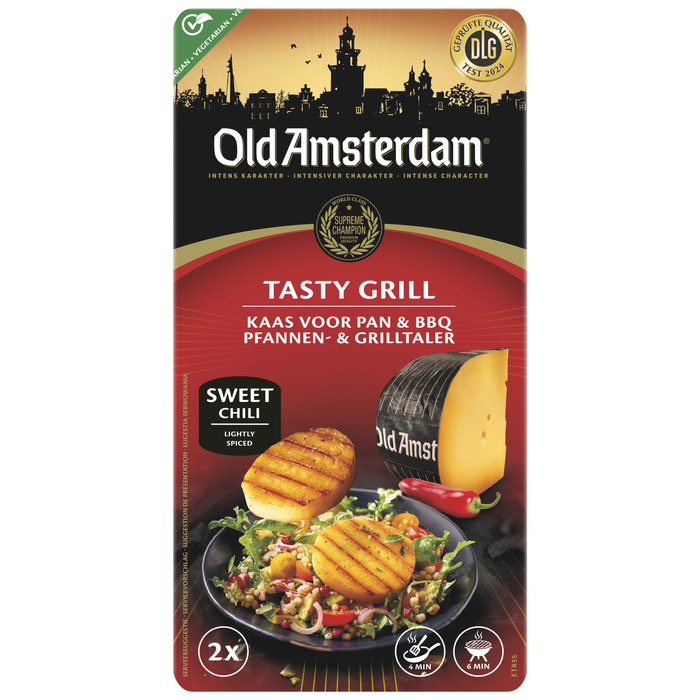 Old Amsterdam Tasty Grill Sweet Chili Kaas 2 x 70 g (2 × 70g)