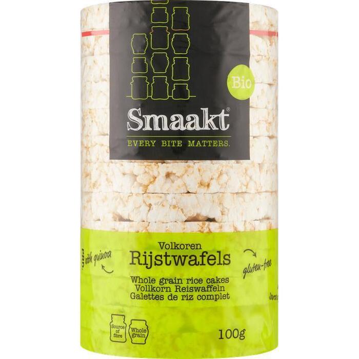 Biologische Rijstwafels gezouten (Zak, 100g)