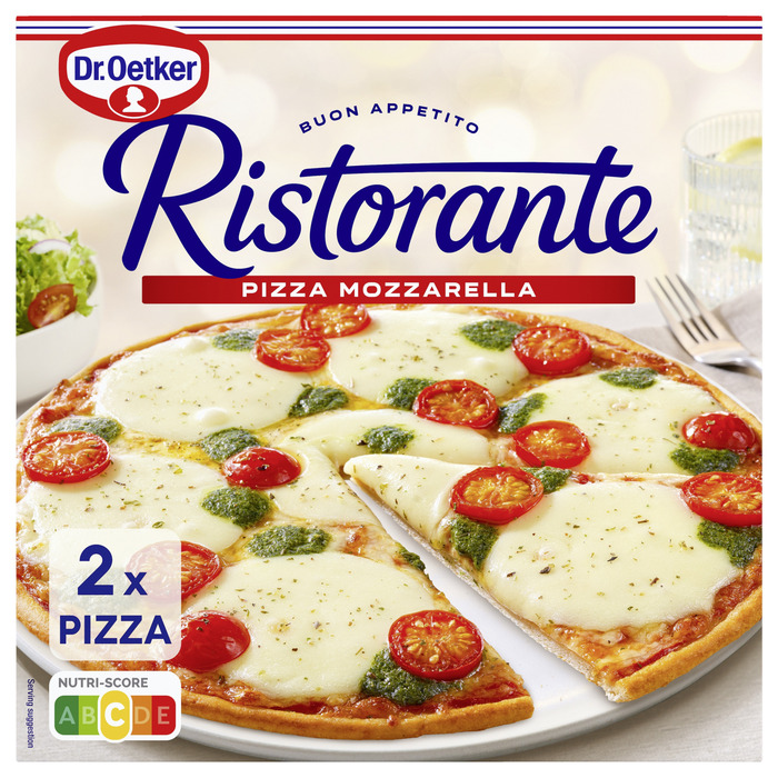 Ristorante Pizza Mozzarella (doos, 2 × 355g)