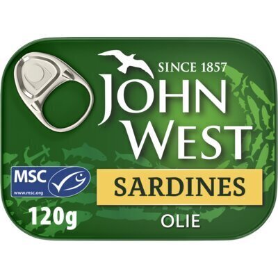 John West Sardines Olie 120 g (120g)