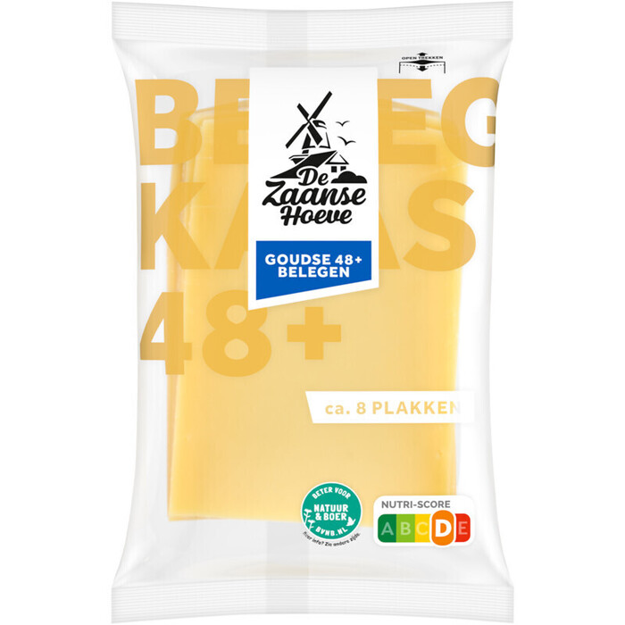 De Zaanse Hoeve Belegen 48+ plakken (250g)