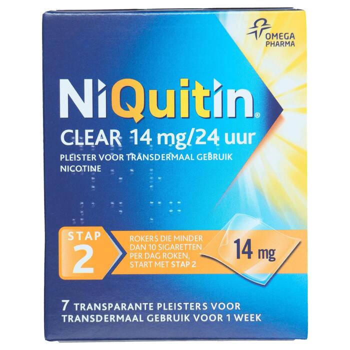 Clear 14 mg pleisters (7 st.)