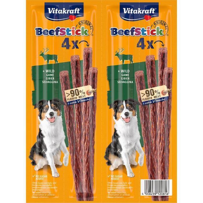 Vitakraft Original Beef Stick 4 Stuks 48 g (48g)