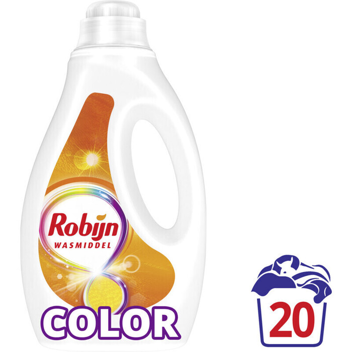 Robijn Vloeibaar Wasmiddel Color 20 Wasbeurten (1L)
