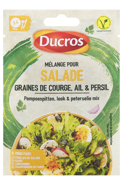 Ducros Salade Pompoenpitten, Look & Peterselie Mix 18 g (18g)
