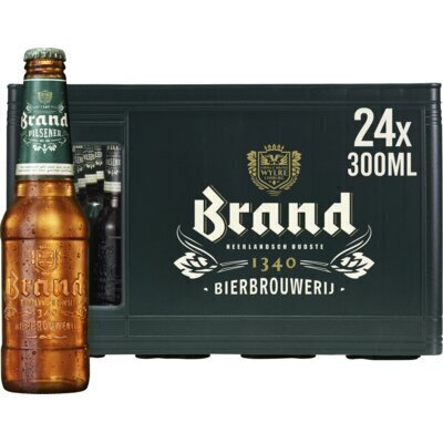 Brand Pilsener (glas 30cl) (Fles, 24 × 30cl)