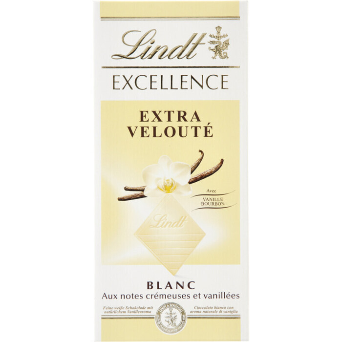 Lindt Excellence vanille wit (100g)