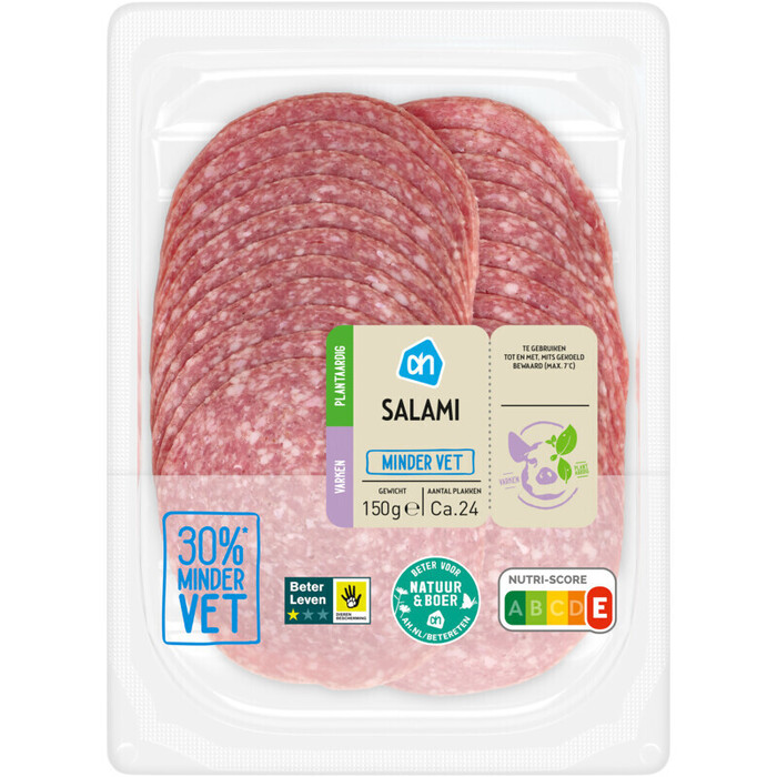 AH Salami minder vet (150g)