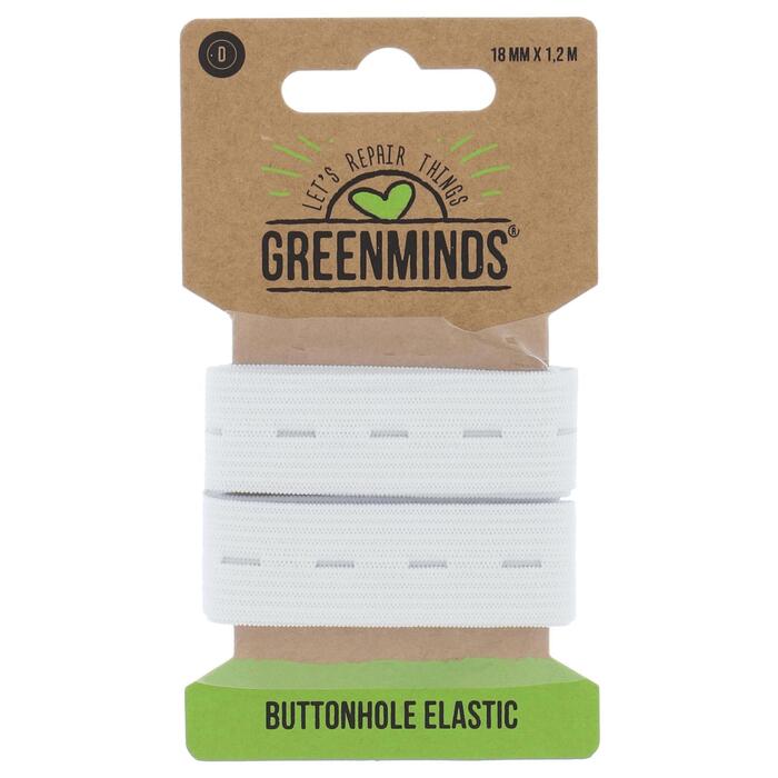 Greenminds Elastiek Met Knoopsgaten 1,20mtr