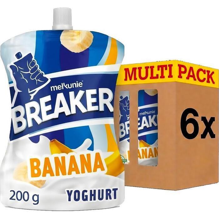 Breaker Banaan Yoghurt 6 x 200 g (200ml)