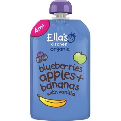 Ella's Kitchen Smoothie Blueberries apples + bananas 120 gram (Zak, 120g)