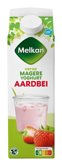 Magere Yoghurt met Aardbei (Pak, 1L)