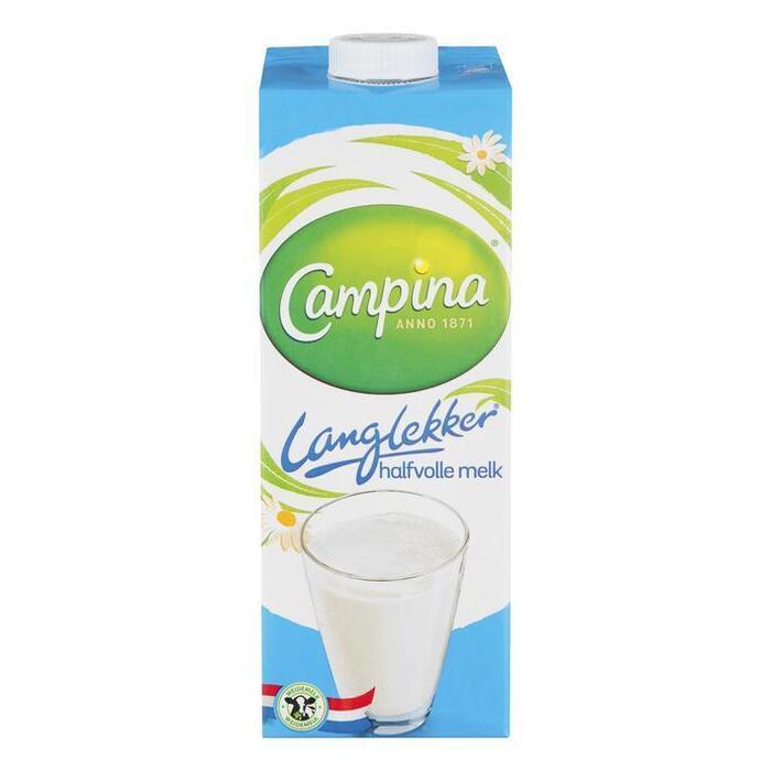 Campina Langlekker Melk Halfvolle 1 l Pak met punt (1L)
