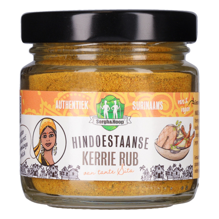 Sorgh&Hoop Hindoestaanse Kerrie Rub 50 g (50g)
