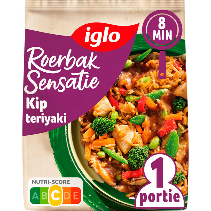 Roerbaksensatie kip teriyaki (450g)