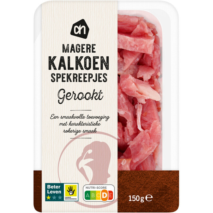 AH Magere spekreepjes kalkoen (150g)