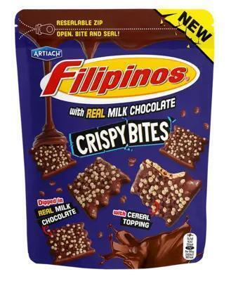 Artiach Filipinos crispy bites melk chocolade (100g)
